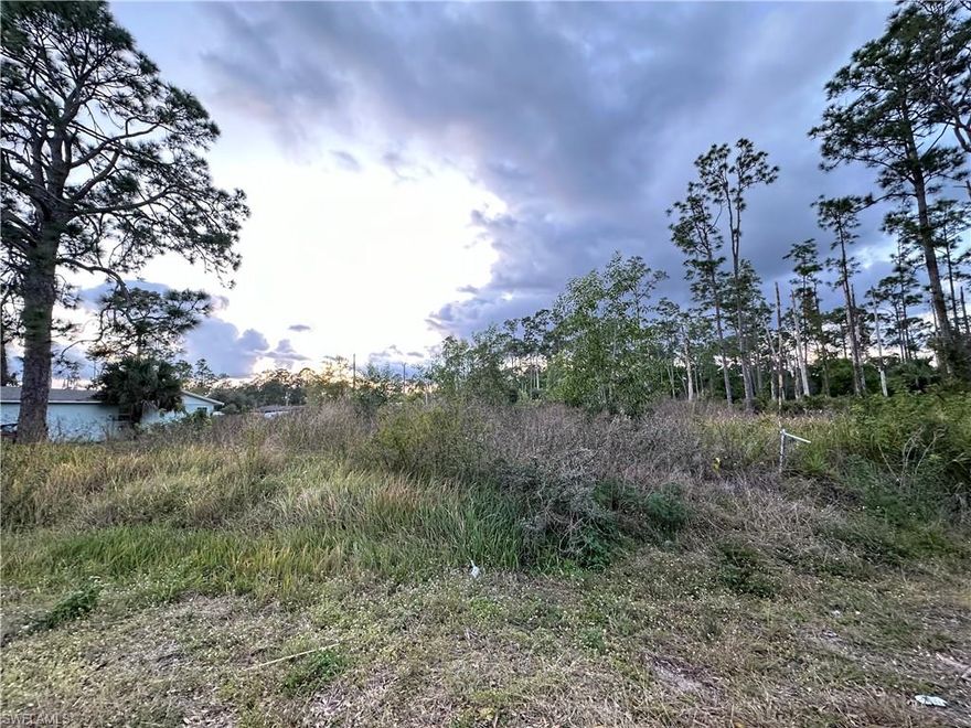 Uncommon .52 lot located on a fast-growing area of Lehigh Acres. The land is cleared, and survey is available with the purchase.