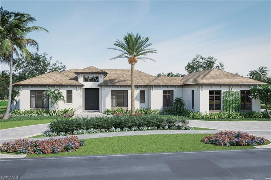 Meticulously crafted with every detail accounted for is Diamond Custom Homes newest model, the Aspen. Located in Quail West boasting 2 Arthur Hill designed golf courses, 100,000 square foot clubhouse & two-story fitness center. Conveniently located just 15 minutes from the Gulf of Mexico and 20 minutes from RSW international airport. Custom designed by Kukk Architecture, this plan offers 4,769 sqft under air & 6,882 total sqft. Enjoy the great room plan with 4 BR + study, 4 baths en-suite, powder room, pool bath, & a 4 car side loading garage. Features include family dining, wet bar, breakfast bar, & gourmet kitchen which has been custom designed by Edge Cabinetry & Design. This home is equipped for modern day living and includes smart home capabilities including a Lutron lighting system with Sonos sound. Outdoor living includes an outdoor kitchen with dining, outdoor family room with linear gas fireplace, electric screens & shutters, & a pool and spa which is positioned to soak up the infamous southern sun. Purchase includes a $50,000 Social membership as well as a 2-year Builder warranty that becomes a 5-year warranty if the home is placed in the DCH estate management program.