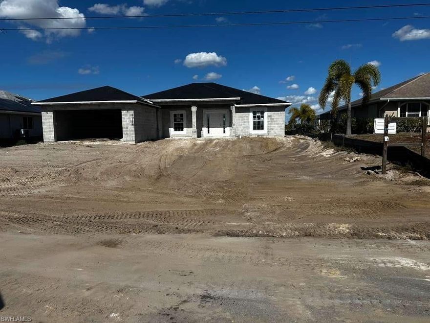 Mid-construction home offering an excellent investment opportunity! Located in Flood Zone X, this property is ready for your personal touches. Once completed, it will feature 4 bedrooms, 3 bathrooms, and 1,683 sq ft under air. BEING SOLD AS IS****