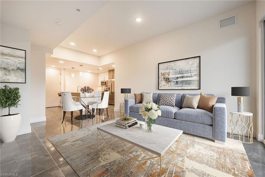 Developer Inventory Closeout: Only 8 New Construction Condominiums remaining! Don’t miss this limited opportunity to own one of the last available residences in the newest community at Bonita Fairways, just completed in the fall of 2024! LOW HOA $325/Mo. Located just 5 miles from Bonita Beach, this community offers the perfect combination of coastal proximity and peace of mind, situated in a NO FLOOD zone for enhanced safety and security. Among the remaining units is the BANYAN, the final two bedroom option. This thoughtfully designed 2-bedroom condominium spans 1,078 sq. ft. and is located within a modern 4-story building constructed to meet the latest & safest building codes. The BANYAN is filled with premium features, including: •Spacious screened-in balconies •Storm-resistant impact windows •Modern kitchen with quartz countertops, stainless steel appliances, designer cabinetry, under-cabinet lighting, and a waterfall island •En Suite Master Baths with Dual Vanities & Sinks •Energy Efficient A/C, Heat, Windows and Insulation •Washers and Dryers Included. Big bonus: The building’s first floor is dedicated to covered parking, with convenient elevator access directly to your unit floor. Plenty of guest parking options available. Botanika is surrounded by an expansive nature preserve, home to protected trees and native turtle species, ensuring a harmonious integration with the natural environment. Enjoy exclusive access to a resort-style pool, spa, and resident’s pool cabaña in addition to Bonita Fairways’ extensive community amenities which include an other resort-style pool, spa, tennis courts, pickle-ball, bocce ball, state of the art fitness center, gated entry, and more. Significant perk: Enjoy the privately owned 18 hole public executive golf course located within Bonita Fairways (no mandatory memberships). Designed by Gordon Lewis, Bonita Fairways is a par 61, 3500 yard golf course perfect for all ages and levels of golfing! The natural beauty of the nature preserve and abundance of lakes that surround the course challenge your short game as well as your long game! Enjoy a full size putting green to practice your short game before heading out, a fully stocked pro-shop, and after your round stop by the Bobcat Café for a cold drink and delicious meal! The highly profitable golf course significantly contributes to the community budget, supporting ongoing repairs and enhancement of amenities. This includes plans for upcoming additions, such as a 2nd pool at the clubhouse, further enriching the community experience! Bonita Fairways is an active community with activities and events all year round. Situated just minutes from the stunning beaches of Bonita Springs and Naples, this exceptional location offers unparalleled convenience. Enjoy easy access to upscale shopping and dining at The Promenade and Coconut Point shopping mall, as well as a variety of entertainment options just within a short drive or bike ride