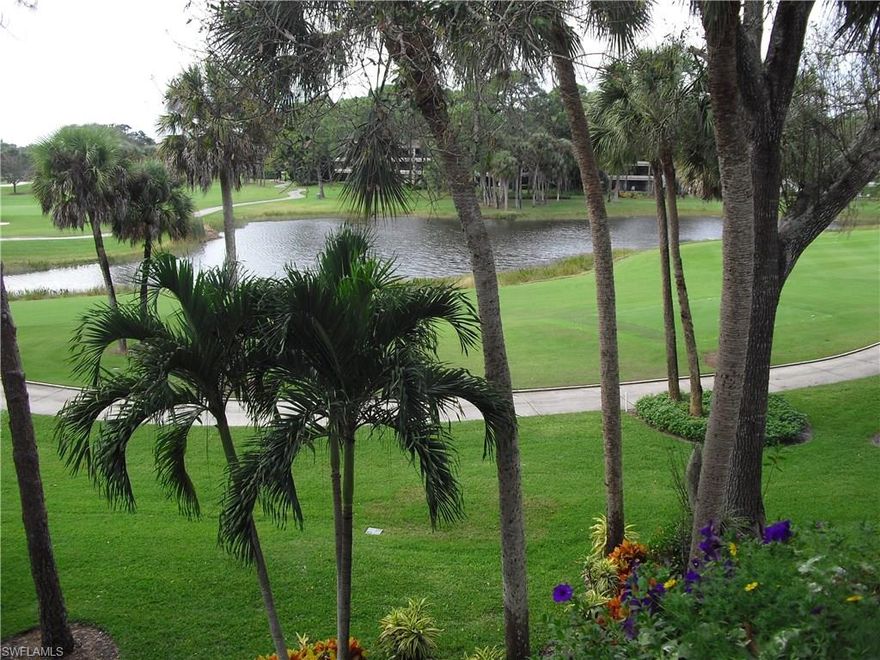 IT'S ALL ABOUT THE VIEW !!! The moment you enter this home you feel warm and welcome. Beautifully
furnished, open and bright, wide, sunny balcony with open Golf Course and Lake Views. The white kitchen
is updated and the home has been meticulously maintained. PREFERRED 3rd FLOOR LOCATION !
This is the perfect lifestyle with Golf, Tennis, Bocce, Croquet and Clubhouse at your fingertips and easily
reachable with your own Golf Cart. All just minutes away from the Beach, Downtown, Shopping and
Restaurants.
Mandatory Golf Membership is $ 65,000 with $ 32,000 Equity.