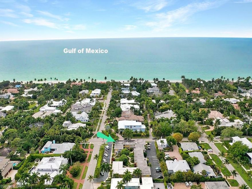 *VIDEO TOUR AVAILABLE* Make this beautiful condo in the heart of Olde Naples your new home or a beach get away! Rarely available, this southwest corner second floor end unit has been updated throughout.  Updates include wood plank vinyl flooring throughout, marble counter tops, plantation shutters in the living areas and new appliances.  The condo is sold turnkey furnished with relaxing coastal decor. The location is a dream! 2 Blocks to the white sand beaches of the Gulf, 3 blocks to Fifth Ave and 4 blocks to all the fine dining Third Street has to offer. This location allows you to walk to all that Olde Naples has to offer, fine dining, boutiques, art galleries, Cambier Park, Allen Public Tennis Center and the Naples Art Association. Enjoy sunsets from the over sized wrap around balcony with over 200 sq ft of outdoor living then stroll to your choice of award winning restaurants for the perfect evening! VIRTUAL SHOWINGS AVAILABLE.