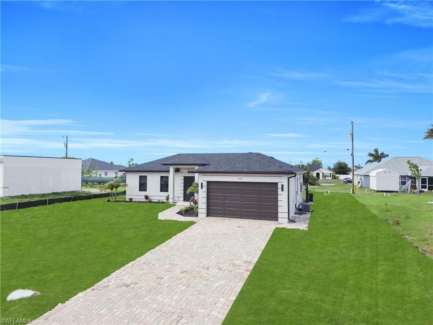 Brand-new construction located in a peaceful and sought-after neighborhood, combining contemporary design with practical living. This residence includes 3 bedrooms, 2 bathrooms, and a separate home office, all arranged within a light-filled, open floor plan that enhances space and flow. The modern European-inspired kitchen features streamlined cabinetry and upscale finishes, well-suited for both everyday use and hosting. Built-in custom closets add convenience and maximize storage throughout the home. A 2-car garage and refined interior details further elevate the property. Owner is ready to sell and will contribute toward closing costs with an acceptable offer, presenting a strong opportunity to secure a newly constructed home.