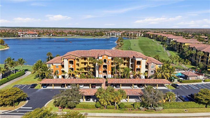 ***GOLF MEMBERSHIP***This Bellini floor plan is a 2-Bedroom, 2 Bathroom, 4th floor Condo. Golf Course View, Lake and Sunset Views!! Take peaceful walks or bike through the natural Florida setting or relax by the beach entry resort style pool. Enjoy a cold beverage at the Cabana Bar & Grill or if you're looking for fine dining, relish stunning views from the state-of-the-art clubhouse. Many amenities to be enjoyed from spa and fitness center to an active social calendar with card games, Mahjong and much more! The Tennis Center offers eight Har-Tru surface courts with pro shop. A short drive will take you to pristine sandy beaches, exclusive shopping, and dining. Transfer fees and golf cart/green fees applicable.