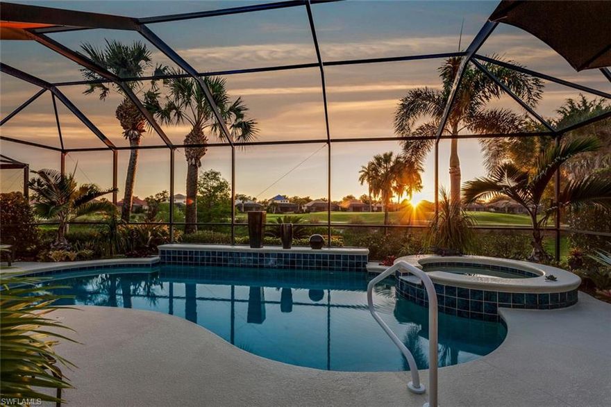 This beauty is situated on the Osprey #8 Signature hole of Palmira's Premium Gordon Lewis designed 27 hole championship golf course. Every hour is happy hour while enjoying the beauty of breathtaking sunsets, tranquil mornings and wildlife among the pristine lake and golf course. This home is like new with Newly updated kitchen with granite, stainless appliances, stylish lighting and beautiful wood cabinetry. Appointments include crown molding, chandeliers, upgraded fans, decorative bath tiles, custom window treatments/draperies, plantation shutters and more. Worry free includes a NEWER ROOF 2018, AC, WATER HEATER AND POOL PUMP. ELECTRIC STORM SHUTTERS REAR AND FRONT and KINETICO WATER SYSTEM. Organizational pleasure, there are builtins in closets, drawers and garage cabinetry. NEWER WASHER AND DRYER TO STAY.  DISCOUNTED GOLF MEMBERSHIP IS TO BE SOLD SEPARATE FROM SALE OF HOME. SELLER PREFERS TO SELL HOME AND MEMBERSHIP.  PURCHASER TO ASSUME BALANCE OF Parkland West CDD. Palmira is a beautifully mature & financially sound private equity golf community. Residents enjoy the famous Renaissance Amenity Center with Resort Style pools, state of the art fitness, tennis, food and drink bar