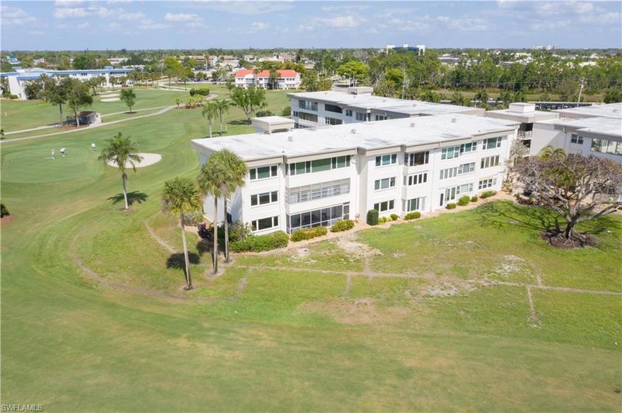 Highly desirable ground floor end unit in Seven Lakes bundled golf community! Panoramic golf course views from every room. You’ll have peace of mind here with impact-resistant windows. The spacious lanai is includes a storage closet, and offers beautiful views overlooking the golf course — the perfect spot to relax and enjoy the Southwest Florida lifestyle. Plus, you’re just steps away from one of the community pools, and a covered carport is included. Seven Lakes is a vibrant 55+ community where you can truly stay active and connected. Enjoy unlimited golf for two residents per unit on the 18-hole executive course with no greens fees. Amenities are abundant, including 6 heated pools, tennis, pickleball, bocce, shuffleboard, billiards, a library, and a full calendar of social events and activities.