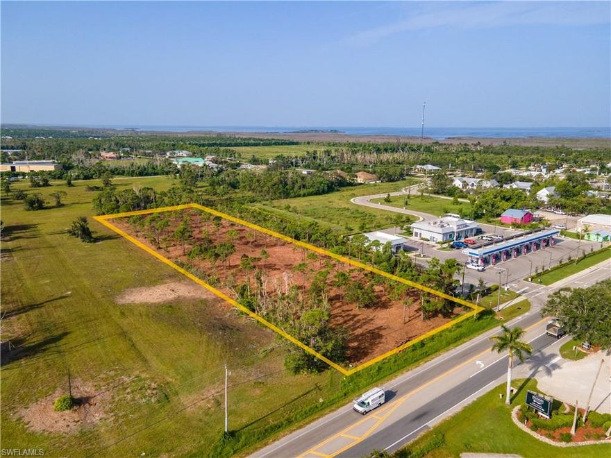 Prime Commercial Lot – Pine Island Road

 Unmatched Location & Visibility

The only road onto Pine Island, situated in the heart of downtown.

High-traffic corridor with excellent exposure.
https://app.visualprophotography.com/sites/5401-pine-island-rd-bokeelia-fl-33922-5580134/branded
Next door to the brand-new 7-Eleven and directly across from Publix shopping center

 Unlimited Development Potential
Possible Options

Fast food or free-standing restaurant

Fitness center or wellness facility

Mixed-use office & multi-family development

Outdoor storage or service business

Boat & watersport rentals

Car wash or retail strip center

 Property Highlights

2.375 acres – high and dry, with no history of standing water.

Flexible zoning with a wide range of commercial possibilities.

Rare opportunity to build your dream project on beautiful Pine Island in SW Florida.

 Seller Financing Available.      https://app.visualprophotography.com/sites/derrpox/unbranded