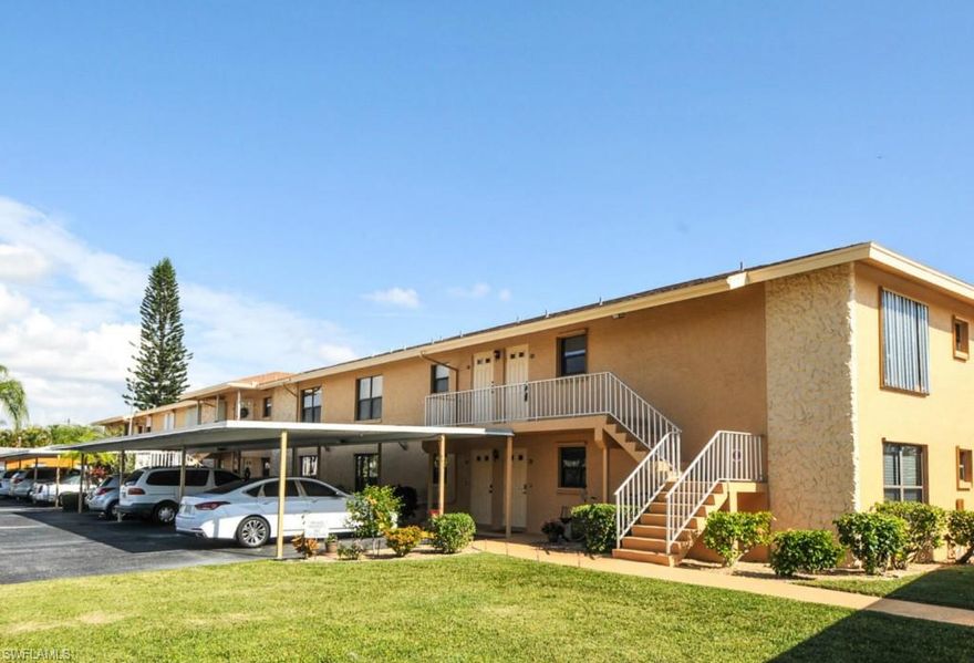 TURNKEY FURNISHED Large condo end unit with a deeded boat dock and a lift! Great location-If fishing is your favorite past-time, you've found the place! Located just off the Rubicon canal. This spacious 2BR/2BA condo in a nice 55+ Community with deeded boat dock & lift. Stairs from large lanai direct down to dock, and roll down storm shutters for when you want to close up and leave town. New appliances and newer AC. Big storage walk in closet & Walk-in closet in Master Bedroom. Look at the pictures, this unit is in pristine condition. Enjoy the virtual tour.