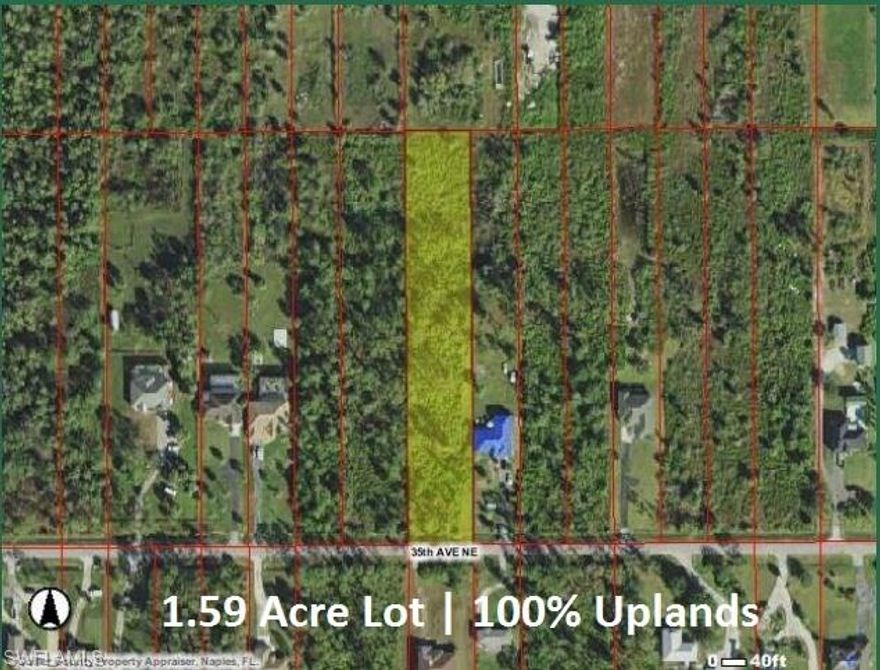 100% UPLANDS. NO wetland permit needed. Great location near Everglades Blvd & Oil Well Rd. Close to schools and shopping. Please contact agent for DEP Report