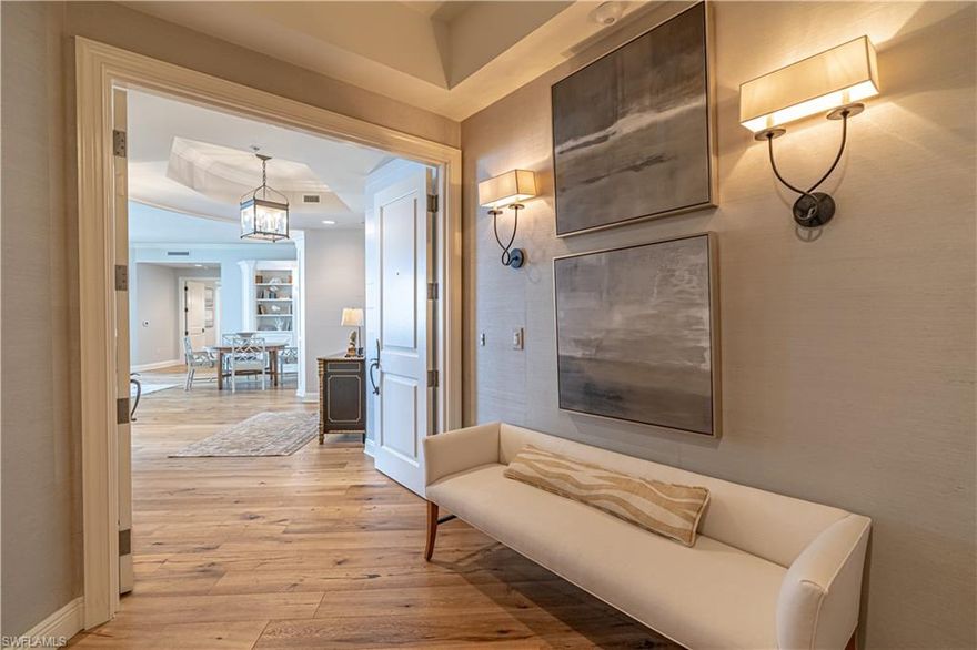 A magnificent beachfront residence with breath-taking views ranging from sunsets on the Gulf of Mexico, to the joys of everyday relaxation on Marco Island’s world-famous beach. This incredible sky home has been completely revitalized. It now features a more open and spacious living area. The changes and additions made to appliances, flooring, lighting, sconces, fans, cabinets, crown molding, Wainscoating, custom built-ins and shiplap were all key elements in the look and feel of this unique residence. Each room offers attention to detail and a passion for design. If you want a spectacular residence in one of the most prestigious addresses in southwest Florida, this is it.