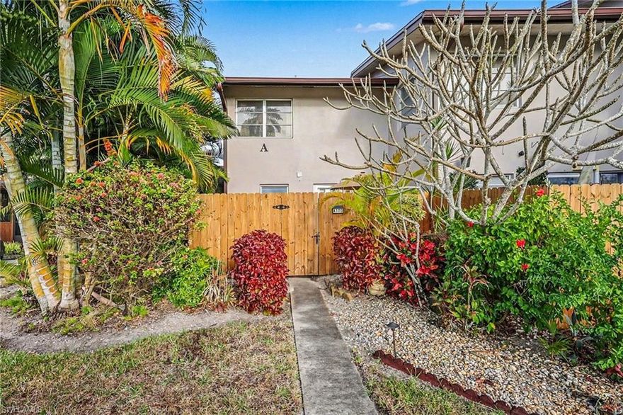 Rarely available in Palm Crest Villas in Palm River, this two-story condominium presents an exceptional opportunity, just minutes from Gulf beaches and surrounded by everyday conveniences, dining, and shopping. Whether you’re envisioning a savvy investment or a long-term residence tailored to your tastes, this home offers an ideal foundation to make it your own. The efficient layout includes 2 bedrooms and 1.5 baths. A new fenced lanai provides a private outdoor retreat. Positioned as a true blank canvas, the interior invites personalization and creative upgrades to suit your vision. Recent improvements, including a new HVAC system, a roof just one year old, and a newly updated laundry closet, allow you to focus on finishes and design rather than major systems. The community enhances the lifestyle with a heated pool and cabana, offering a relaxing escape just steps from your front door. Ideally located in North Naples, west of I-75, close to Seed to Table, this residence is perfectly suited as a rental investment, seasonal getaway, or forever home customized to reflect your style. Opportunities like this in Palm Crest Villas are few and far between—bring your ideas and unlock the full potential.