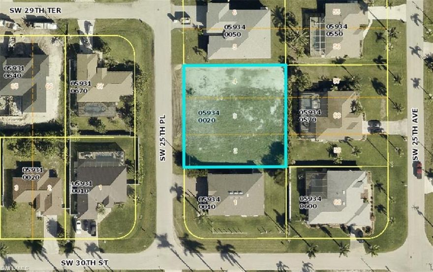 Drive by this triple lot cleared located in a desirable SW Cape Coral neighborhood, this vacant lot offers a prime opportunity to build your dream home on a spacious 0.36-acre lot. Offering ample space for a custom-designed residence, with potential for expansive outdoor living areas. Situated in a peaceful community, the property is conveniently close to local amenities, schools, and parks, ensuring a comfortable and connected lifestyle. Close to Veterans Pkwy and Chiquita Blvd. Assessments are paid.