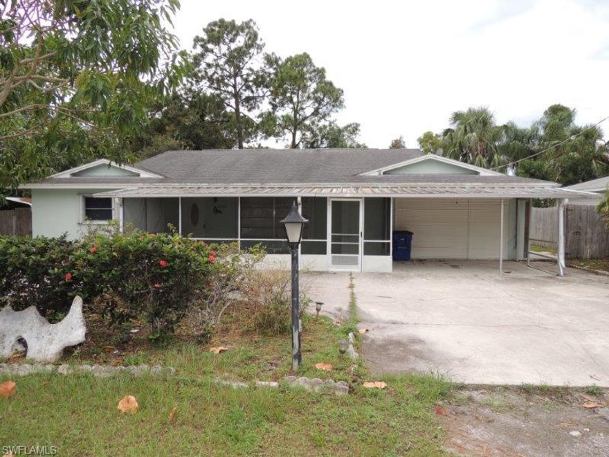 THIS PROPERTY IS NOW UNDER AUCTION TERMS. ALL BIDS ARE TO BE SUBMITTED THROUGH WWW.AUCTION.COM. THIS PROPERTY IS SUBJECT TO A 5% BUYER'S PREMIUM PURSUANT TO THE AUCTION TERMS & CONDITIONS (MINIMUMS MAY APPLY). PLEASE CONTACT MANAGING AGENT FOR DETAILS. SINGLE FAMILY HOME IN BONITA FARMS AREA.  OFFERING 3 BEDROOMS, 2 BATHROOMS FRONT AND BACK PORCH.  TLC NEEDED!  LOCATED OFF W TERRY ST PROVIDING EASY ACCESS TO BONITA BEACHES, DINING, SHOPPING AND THE INTERSTATE.  THIS IS A FANNIE MAE HOMEPATH PROPERTY. PROPERTY IS APPROVED FOR HOMEPATH MORTGAGE AND HOMEPATH RENOVATION FINANCING.