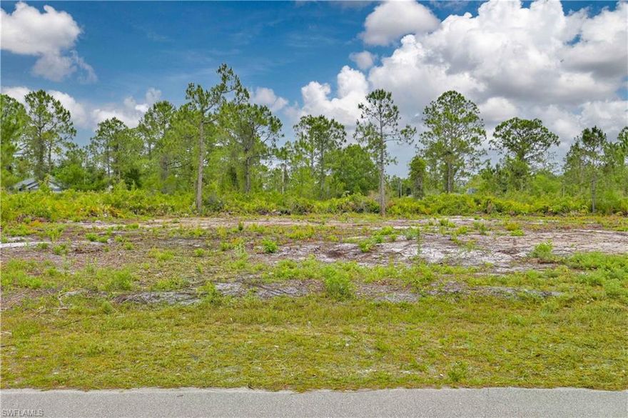 GREAT CLEAR Vacant Lot in growing area of Lehigh Acres, Beautiful piece of land ready to build on. Build a new construction home or invest for the future. NO building restriction, the ideal land for your dream home. If you've been waiting to buy a lot on which to build your home, don't let this opportunity pass you by. Vacant Land sales are HOT and prices continuing to rise!! Close to shopping, schools and restaurants. Don't miss the opportunity to purchase the 2 lots together or separately.