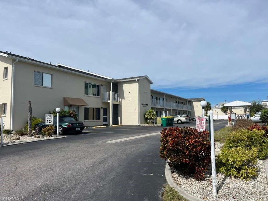 Beautiful 2-Bedroom, 2-Bath Condo in Port Charlotte

Discover this charming second-floor apartment ideally located on Vick Street, just two blocks from Tamiami Trail—close to shopping, dining, hospitals, and Charlotte Harbor. The condo offers a bright and functional layout with a cozy living area, dining space, and an efficient kitchen. Both bedrooms are comfortably sized with generous closet space.

Enjoy the convenience of in-unit laundry, central electric cooling, and solid concrete block construction for durability and peace of mind. The community provides assigned parking and well-maintained common areas, making it perfect for low-maintenance living.