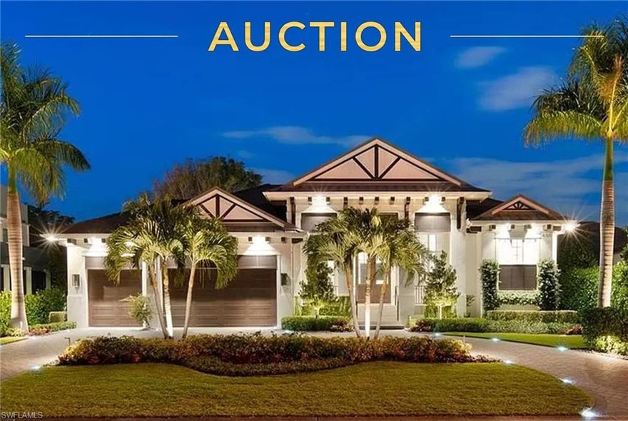 Perfectly positioned in the highly sought after Park Shore neighborhood, this beautiful home showcases meticulous attention to detail from the moment you step inside.