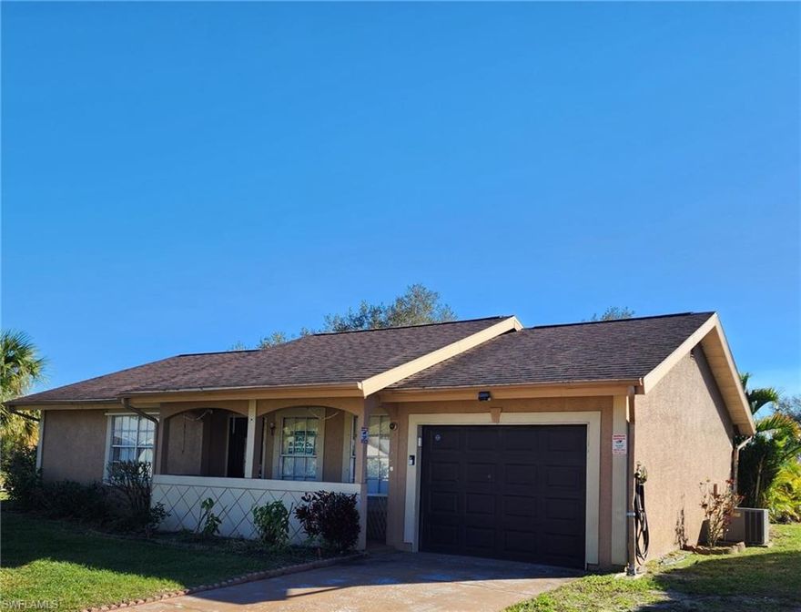 This home is perfect for first time buyers or retirees.  2 bedroom, one bath, complete with fenced back yard.  The front porch is covered and the back porch has a remote controlled sunsetter awning which retracts automatically if the wind comes up.  New vinyl flooring throughout, new kitchen cabinets and counters, tiled walkin shower in bath which is accessible from the master bedroom and from the hall. The lawn has been mowed and all bushes and trees have been trimmed.  The home has been professionally cleaned and is ready to move into. Now vacant.  Located in friendly Country Village which has a beautiful community building and pool.  Call for your appointment today.