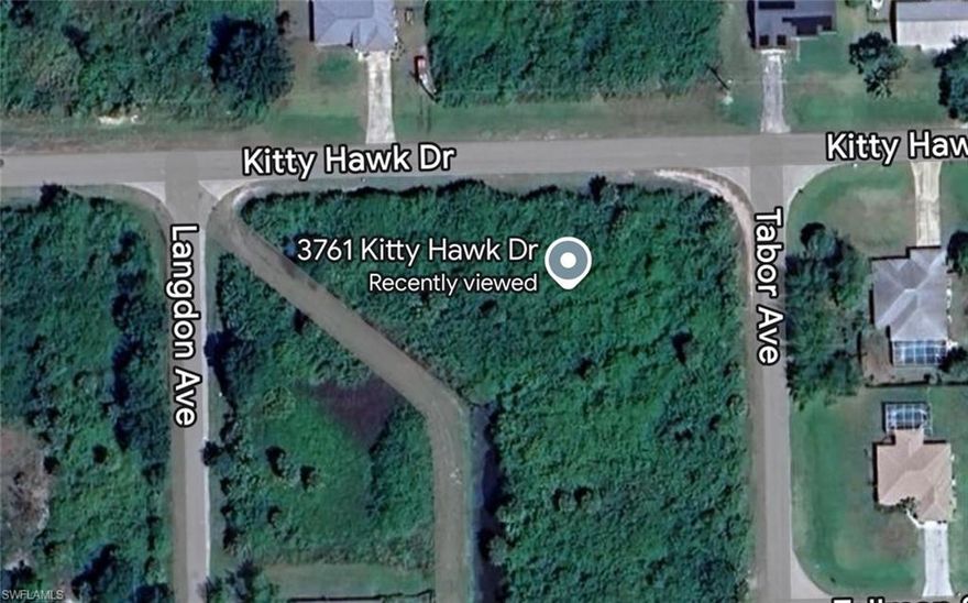 Extra large lot in a great area.