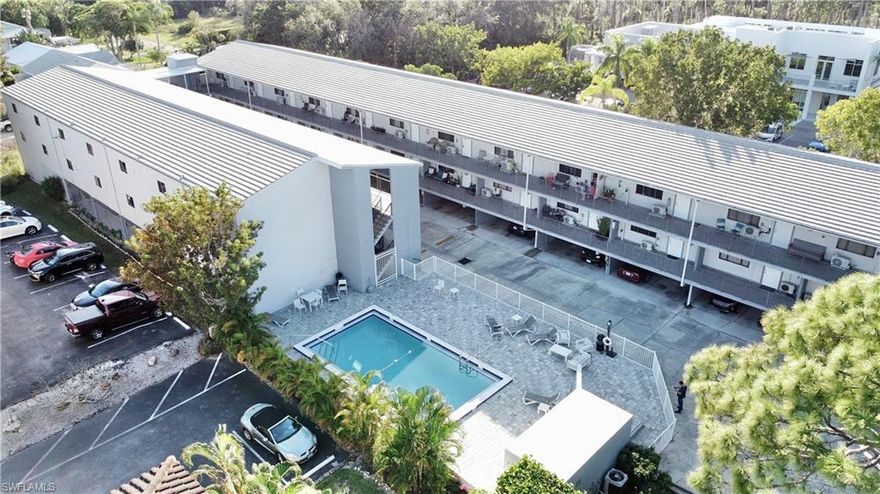 Power, water, trash, pool access and covered parking are all included for $200 per month flat fee!  Please meet all of the owners requirements below.  Free application online. 

RARE FIND! This unique 1 bedroom 1 bath condo features a full kitchen, covered parking, heated swimming pool and sun-deck all situated in a luxury location west of 41; just minutes from shopping, golf, beaches and more.  Highlights include vaulted ceilings, luxury vinyl plank & tile flooring throughout, brand new kitchen with quartz countertops and stainless appliances, brand new tile shower, new instant hot water heater, 3rd floor view / elevator and the list goes on.  Call for a private showing.  

Location! Just a short walk across the street to the Gateway Shoppes Mall; a brand new Publix coming soon!  You will find that you are just minutes from all that North Naples has to offer; beaches, parks, theaters, restaurants, shopping, Golf, A+ rated schools, boating and more. Freely apply today.