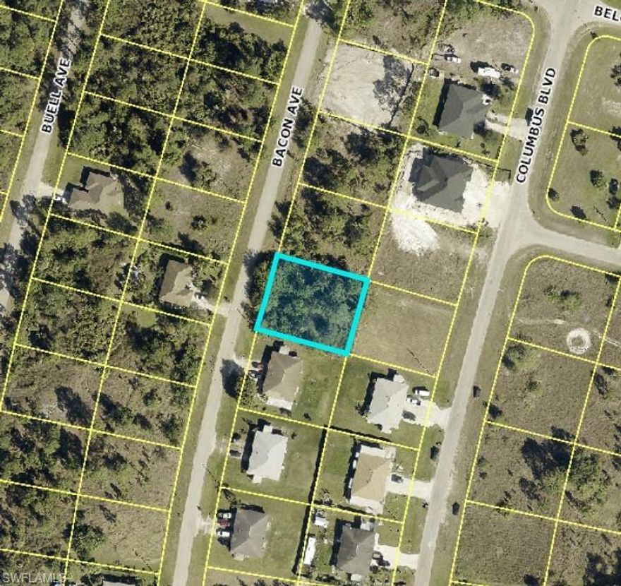 DUPLEX ZONED LOT!! This oversized multi-family lot is close to Fort Myers and St Road 82. Rents are up, this is a great opportunity to build your duplex with great returns! Owner has a total of 5 Duplex lots available in this immediate neighborhood, perfect for an investor/builder!!