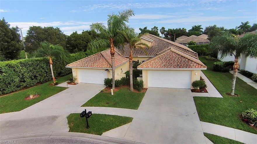 Absolutely Pristine 2 Bedroom/ 2 Bath Plus Den and 2 Car Garage 2005 Built Attached Villa in Lely Resort Offers a Comfortable 1,590 Square Feet of Living Space!  The Eat-In Kitchen Reveals Cherry Cabinetry and Solid Surface Counter Tops, the Dining Area Features a Beautiful Inlaid Tongue in Groove Tray Ceiling, the Home is Dressed with Soft Hues and Large Block Tile with a Great Room Floor Plan Leading to an Expanded and Private Lanai Perfect for Entertaining All Just Steps to the Community Pool! You'll Enjoy the True Southwest Florida Lifestyle at Lely Resort with its 3 Championship Golf Courses, Har-Tru Tennis Courts, the Fabulous Resort Style Players Club and Spa with a State of the Art Fitness Center, Spa Services, Lap Pool, Lagoon Pool, Poolside Tiki Bar, Bocce, Full Service Restaurant and More!