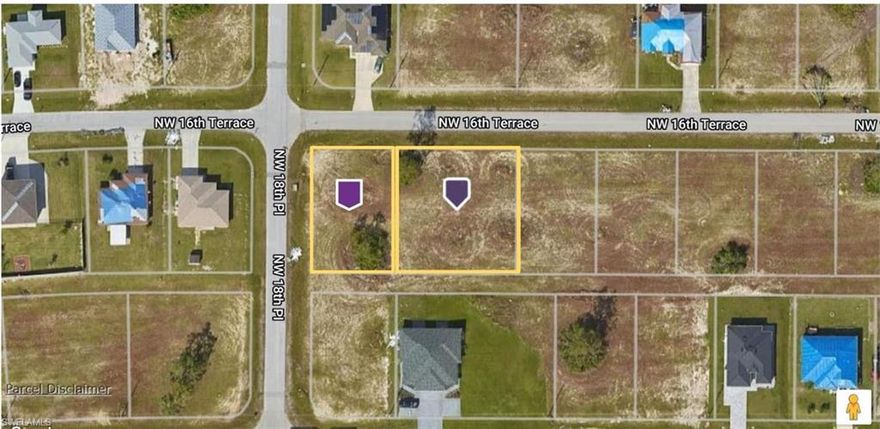 RARE opportunity to purchase two lots for the price of one!!! This parcel is being sold together with the adjacent one. (PID 33-43-23-C3-03845.0030) Build your dream home on an oversized lot!! Or build a duplex for the perfect investment opportunity!! Once the Cape Coral Utility Expansion Project is complete, you will be able to build a second duplex on the lot! Don't miss out on a rare and exciting opportunity!!