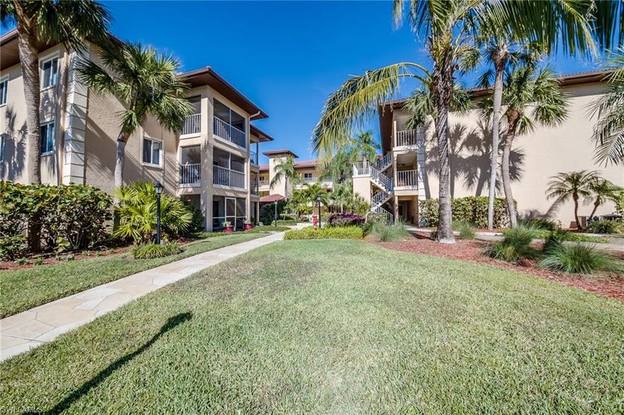 Outstanding Value!! Must See this impeccable maintained 2 B/R condo in Foxfire, an Audubon Certified, 27 hole bundled golf community.  Enjoy the wildlife and tranquil views from this private third-floor unit with elevator access.  Granite kitchen and bathroom countertops, expanded kitchen/dining view, Impact glass windows and electric hurricane shutters on Lanai with ample storage. New 40 gallon water heater (2017) as well as a newer HVAC system (2014). Offered Turnkey!! with the neutral decor it is move-in ready for occupancy or rental. Just bring your golf clubs and suitcase.