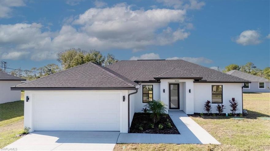 Discover the comfort and convenience of this newly built home located in LaBelle, Florida. Designed with efficiency in mind, this 1,324 sq. ft. residence offers a welcoming layout paired with upgraded finishes that elevate everyday living. Highlights include 9' ceilings, durable luxury vinyl flooring throughout, quartz countertops, custom kitchen cabinets with deep pull-out drawers, and a stylish modern front door that enhances the home’s curb appeal. This home delivers these upgrades at a great price point, offering strong value for buyers seeking quality new construction.

Inside, the home offers a bright, comfortable living area that connects naturally to the kitchen and dining space, creating a practical setting for both daily routines and hosting guests. The bedrooms provide comfortable retreats with thoughtful design touches, while the bathrooms feature clean, contemporary finishes that complement the home’s overall style.

Set in a convenient LaBelle location, this home is just minutes from local schools and a short drive to Highway 80 for quick access to Fort Myers, nearby towns, and even Miami for weekend travel. A great choice for anyone seeking a brand-new home with thoughtful upgrades and a location that supports an active, connected lifestyle.