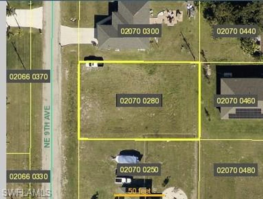 Clear lot, ready to build in highly desirable area of northeast Cape Coral.