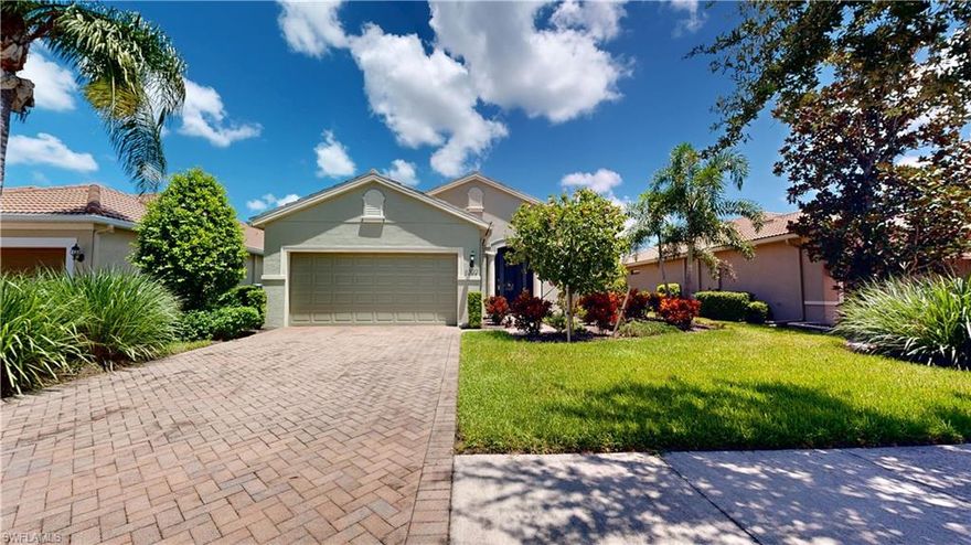 Del Webb Naples at Ave Maria, Beautifully Optioned, Immaculately Maintained, “Martin Ray” Model Classic/Distinctive Series Home on Premium Lot with Golf Course/Water Views Front & Back, 2116 Sq.Ft. 2546 Total Sq.Ft. 3 Bedrooms, Plus Den, 2 Full Bath, 2 Car Garage. Options Include; Bedroom 3, Covered Lanai Ext., Den Option w/French Doors, 4’ Garage Ext., Floor Outlet Living Rm, Finished Laundry Rm. w/Utility Sink, SS Appliance Pckg, Upgraded Cabinets w/Crown, Quartz Tops, Upgraded Brushed Nickel, “Classico/Ivory” Plank Tile Flooring, Engineered HW in Den, Carpet in Bedrooms, Crown Molding in Living Areas/Den/Master Bed Rm, Plantation Shutters,  Upgraded Lighting, Beautiful Light Fixtures & Ceiling Fans, Screened Front & Rear Lanai, Electrical Hurricane Roll Down Shutter, Too Many Options to List. Property Complimented by Oasis Club Resort Style Amenity Center, Resort Pool/Lap Pool/Jacuzzi, Fitness Center, 12 Pickleball Courts/Tennis Courts/Bocce Courts, Hall, Golf Sim, Movement Rm, Activities Director. Championship Golf Course, Pro Shop. “Come Experience the Beauty that is Ave Maria”