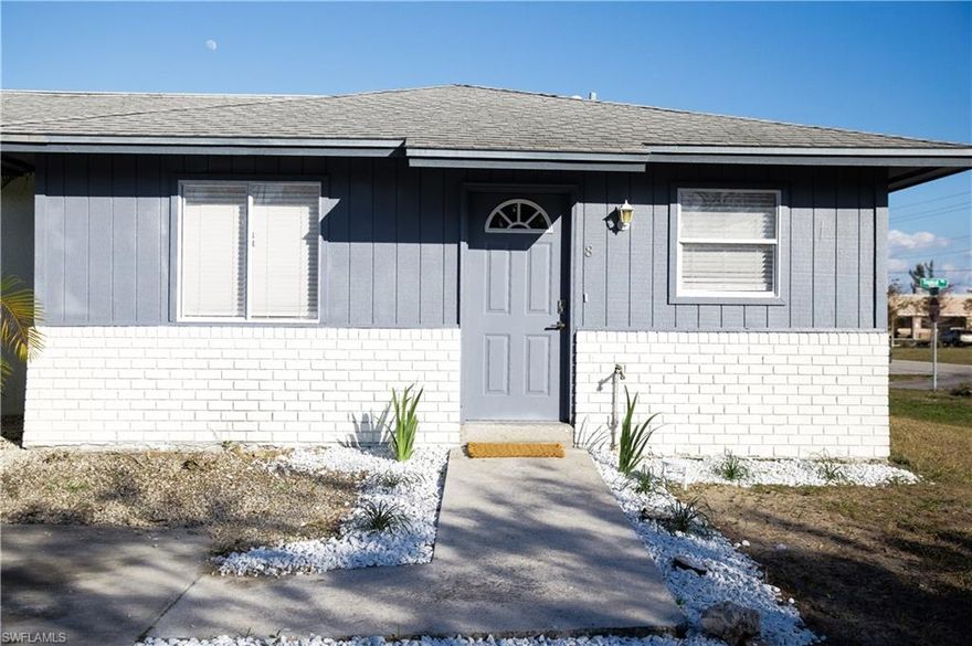 PRICE REDUCTION!!!At last, a financially affordable and freshly remodeled end unit in fantastic location! 15 minutes from the beach and downtown Naples. Butcher Block Counter! Stainless Steel Sink! Crown Moulding! Barn door! NEW A/C!! New Carpet! New Textured Ceiling! Brand new bathroom! New paint inside and out as well as new fixtures! An opportunity to live in the Naples/Golden Gate City area near ever-expanding shopping, NCH medical, white beaches and great schools will not stay long! This condo is perfect for a family looking to live close to Naples or even as a vacation home. This is a quick sell. Bring offers!