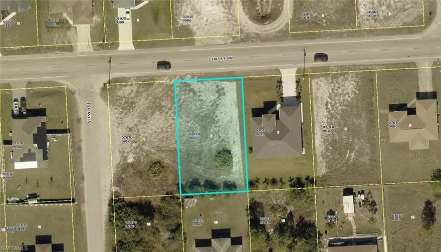 0.25-acre lot conveniently located on a main road in a growing area of Lehigh Acres. Easy access to shopping, schools, and major routes makes this a great location for your future home. Plenty of space to build—don’t miss this opportunity! Ask about available owner financing options.