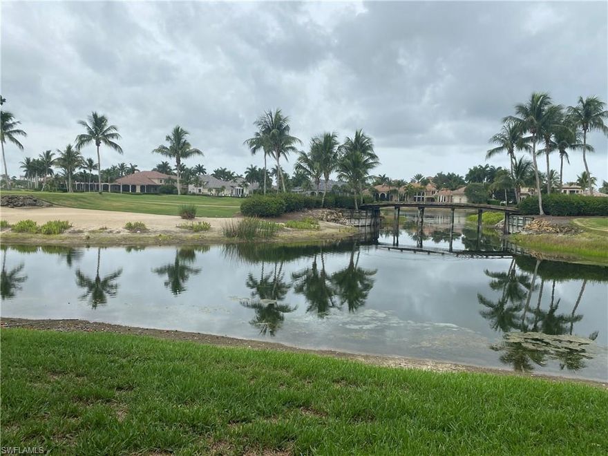 IMMEDIATE GOLF MEMBERSHIP AVAILABLE.   Boasting a one of a kind view, this home is set on nearly 3/4 of an acre. Over 4600 square feet encompasses a huge master and two large guest bedrooms, a large study 3.5 baths and a 3 car garage, all sitting on a quiet cul-de-sac at the end of one of Grey Oaks most desirable streets. This is a sterling opportunity to renovate the existing home or create a new masterpiece. With its central location, 3 unique golf courses and 30,000 square foot wellness center, Grey Oaks is one of the most highly sought after clubs in southwest Florida.