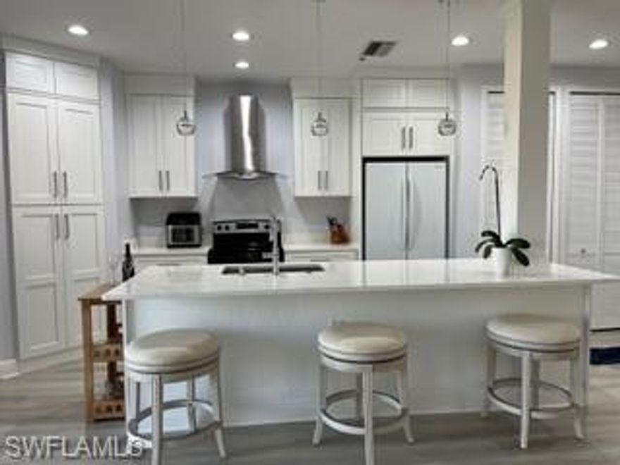 Elegantly updated 2 bedroom 2 bath plus den, 2nd floor condo.  Meticulously cared for.  Available June 2026 for annual lease.  Located in Sterling Oaks, a premiere tennis community, tennis membership is separate, all other amenities included.  5 Pickleball courts, bocce ball, fitness room, sauna, Olympic size community pool with cabana bar.  Located within comfortable walking distance to the pool and clubhouse, and all amenities.  Conveniently located to the beaches, shopping and restaurants.