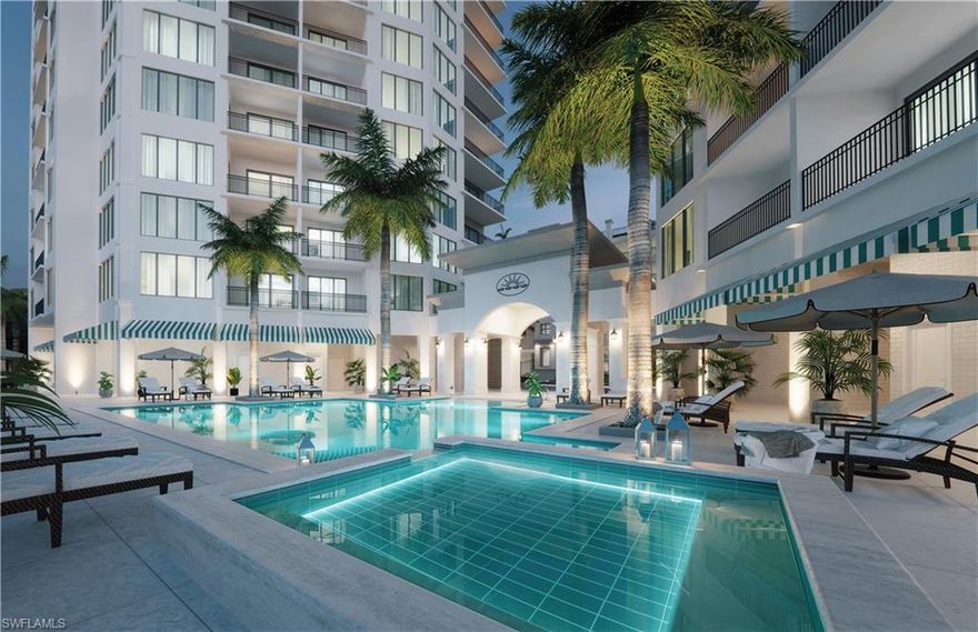 This new construction waterfront condo features a stunning view of the Caloosahatchee River Estuary. Luxury fixtures, finishings and appliances come standard, with additional upgrades and full customization available. 
The RAVELLO is available as a 2/1 floorplan or a 1/1.5 (RAVELLO OPTION).
Prima Luce’s amenities include a zero-entry heated pool, whirlpool, yoga studio and fitness center, business center, and a community space complete with catering kitchen. Each residence includes one lobby-level storage locker and one covered parking space in the secured private parking garage. Additional parking spaces are available for purchase. 
Pet-friendly Prima Luce on the Waterfront is located on the shores of the Caloosahatchee in the Historic River District of Downtown Fort Myers, Florida, and is only a short walk, drive or bike-ride from fine dining and shopping, a vibrant arts and entertainment scene, numerous local festivals and events, boating and nature activities, and so much more!