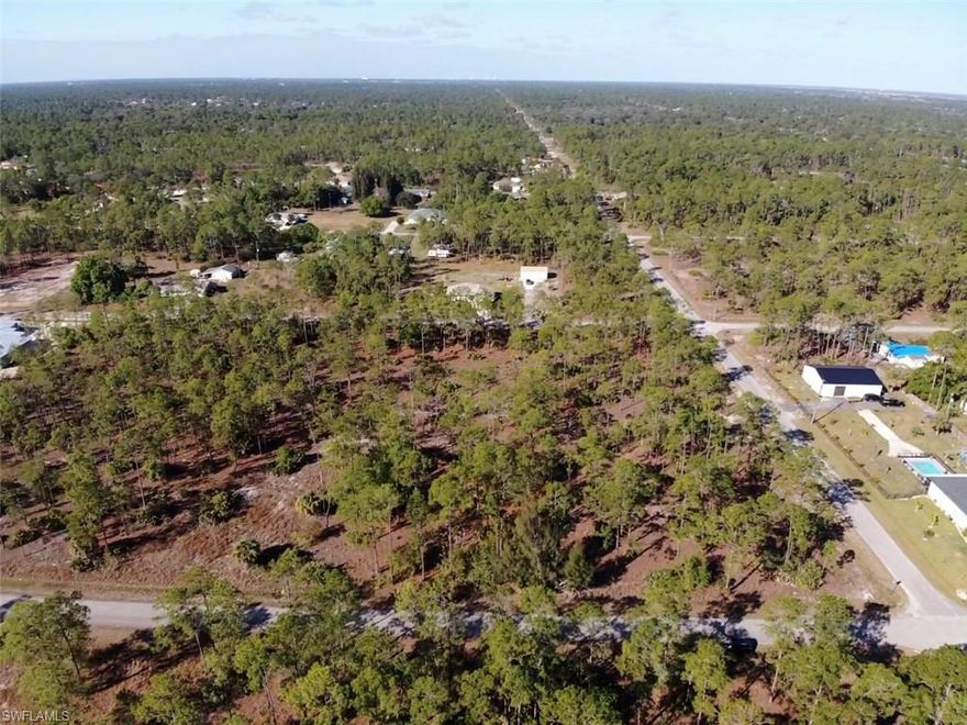 Beautiful and spacious 1/2 acre residential lot ready to build your ideal home or to hold onto as an investment! Conveniently located between Joel Ave and Richmond Ave in Lehigh Acres makes an easy drive to local shopping/dining, I-75 and the surrounding areas of SWFL. The property is located in FEMA Flood Zone X which means NO flood insurance required by a lender when you go to build!