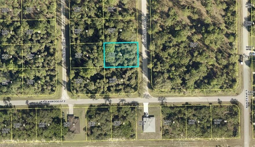 This vacant lot is being listed along with 134 Normandy Ave side by side lots perfect for your next new construction project. ACTIVE RUNNING POWERLINES save time and delivery hauls by building along side. Close to Sentinela Blvd and Bell Blvd towards Downtown Lehigh Acres. Enjoy the quiet neighborhood great for walks with family and friends. Come see why this lot is perfect for your next new construction project or investment property today!