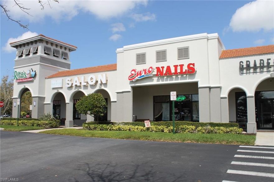 Exceptional Opportunity to Lease 2417 square feet of Prime Retail Space in the Highly sought after Premium Location at Mission Square in Naples. Beautiful Space with Large Open Area. Move in ready, Neutral Tile and Paint throughout. Can be used for most any Retail Use or Professional Space. Mission Square is located in a Highly Visible Busy Central Naples Location on Pine Ridge Road, between Goodlette-Frank and Airport Pulling. Prime "A'' location, Great Visibility and Signage. Easy access from Signalized Intersection on Pine Ridge Road, one of the busiest roads in Naples and close to Pine Ridge Middle School. Nice Mix of Retail and Office Users in this Very Popular Shopping Center. Anchored by Noddles Restaurant and Dunkin Donuts. Other popular Retailers, Professionals and Restaurants include KoMoon Thai Restaurant, Prudential Insurance, Fred Astaire Dance Studio, Nail Salon, Ritas Water Ice and many more.