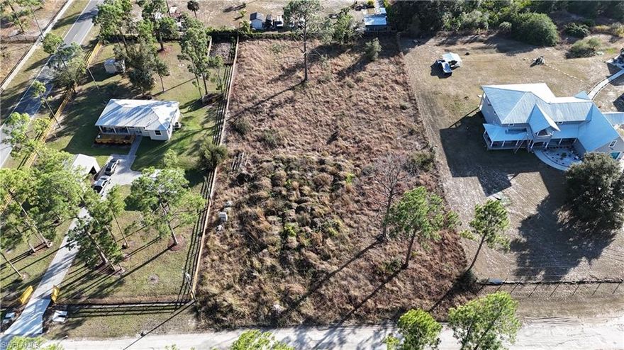 1.25 acre ready to be built on 60 loads of dirt on property