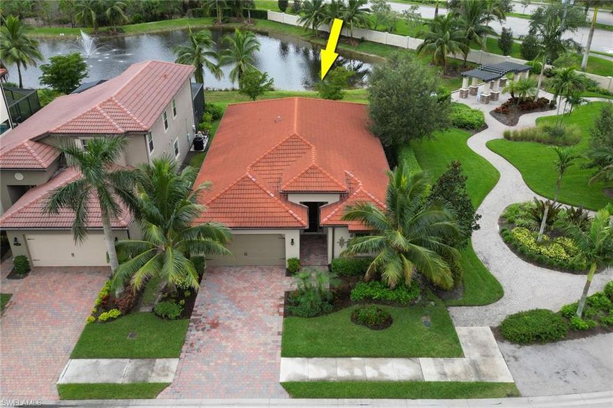 VIEWS....VIEWS.....VIEWS....GORGEOUS SOUTHERN FACING LAKE AND FOUNTAIN VIEWS.....PICTURESQUE WITH PARK LIKE SETTING...PRIVATE MASTER SUITE.....SPACIOUS OPEN CONCEPT KITCHEN.....GRANITE COUNTERS....STAINLESS APPLIANCES...BACKSPLASH...WALK IN PANTRY....VOLUME CEILINGS....PRISTINE CONDITION.....GATED COMMUNITY....TOP RATED SCHOOLS......CLOSE TO SHOPPING, BEACHES, RESTAURANTS.. THIS IS AN EXCELLENT OPPORTUNITY AND VALUE, DO NOT MISS.