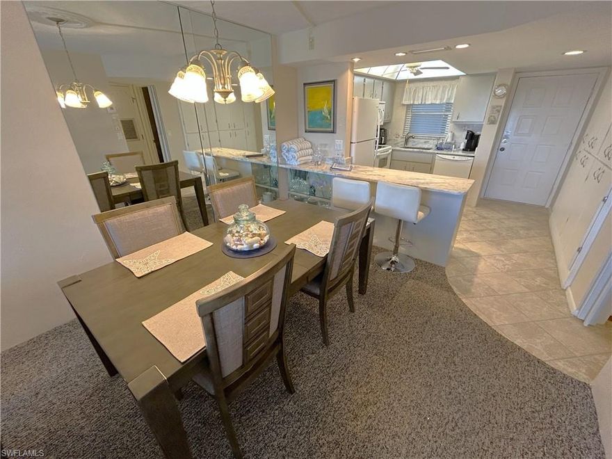 If you're looking for your piece of BEACH LIFE PARADISE, you've found it! Located on the South end of Estero Island, this condo sits directly across the road from the beautiful white sand and aqua blue waters of the Gulf of Mexico. It offers everything you could want at an incredible value. This 3rd floor, 2 bedroom / 2 bathroom unit is sold FULLY FURNISHED and has unobstructed, serene views of the preserve. The condo has been very well maintained and includes IMPACT WINDOWS & shutters, additional storage closet, bike rack, under building parking (for owners only). The complex offers a LARGE, HEATED community POOL, which is a great place to cool off after a day on the sand and salt water, or get some exercise in on the tennis court. BEACH ACCESS is SIMPLE, just walk across the street or if you're looking for more activity, bars and restaurants, hop on a the beach trolley for a nice ride to the Times Square area on the North end of the beach. Fort Myers Beach is coming back beautifully and will be better than ever. Get in now before values start increasing!