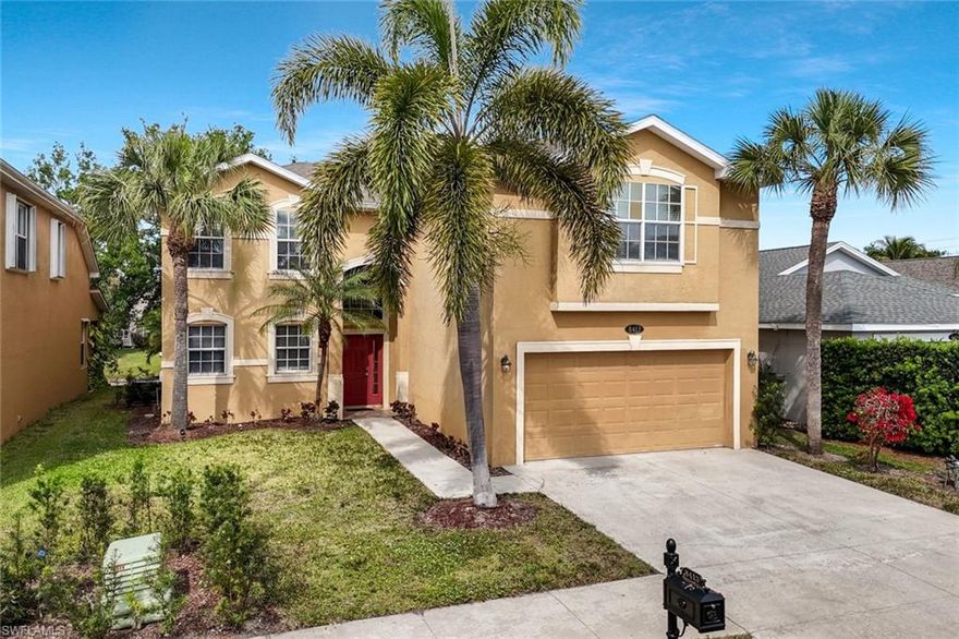 One or more photo(s) has been virtually staged, AI generated or rendered.  Discover this stunning 4-bedroom, 3-bathroom home in one of Naples, Florida's most sought-after communities. Perfectly situated in an excellent location near new shops and restaurants, this area continues to thrive and grow. Enjoy breathtaking lake views from your backyard in a home that's ready for you to move in and make your own. With a spacious layout and access to all the conveniences of a vibrant neighborhood, this property offers the perfect blend of comfort and opportunity. Don’t miss out on this exceptional home in a prime location!