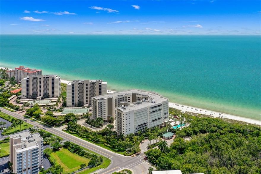 Welcome home to your penthouse condo, located on the 11th floor in the luxurious Moraya Bay. Featuring 3 bedrooms, 3.5 bathrooms and boasting over 4,000 sqft, this is the only direct Gulf view unit available. From the moment you walk off the private elevator you step into a home that exudes elegance. The recently renovated kitchen is a chef’s dream complete with a gas range, double ovens, ice-maker, and multiple refrigerators. Walk into your spacious master suite with a stunning spa-like bathroom and an exterior glass wall that offers unforgettable views right from your bed. Two additional suites are perfect for your guests/family. Relax at the end of the day and take in the sweeping unobstructed sunsets on your wraparound terrace. This unit also features its own 2 car garage. Moraya Bay is the perfect beachfront location directly on Vanderbilt Beach. Pet-friendly, with 5-star amenities including: an in-house restaurant/bar, 2 pools, onsite concierge, chair and towel service, fitness center & 24 hour security. Your Moraya Bay membership also includes access to The Floridian Club and The Club at Kalea Bay.