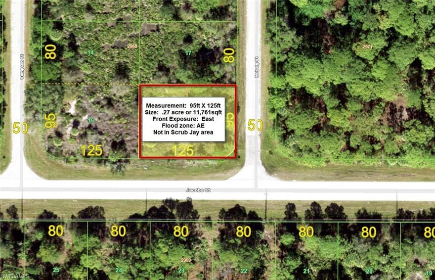Highly desirable corner lot in a very popular area of Port Charlotte, NO HOA, NO CDD, many new development is going up in the area, taxes are low, buy now before price goes higher and build later.