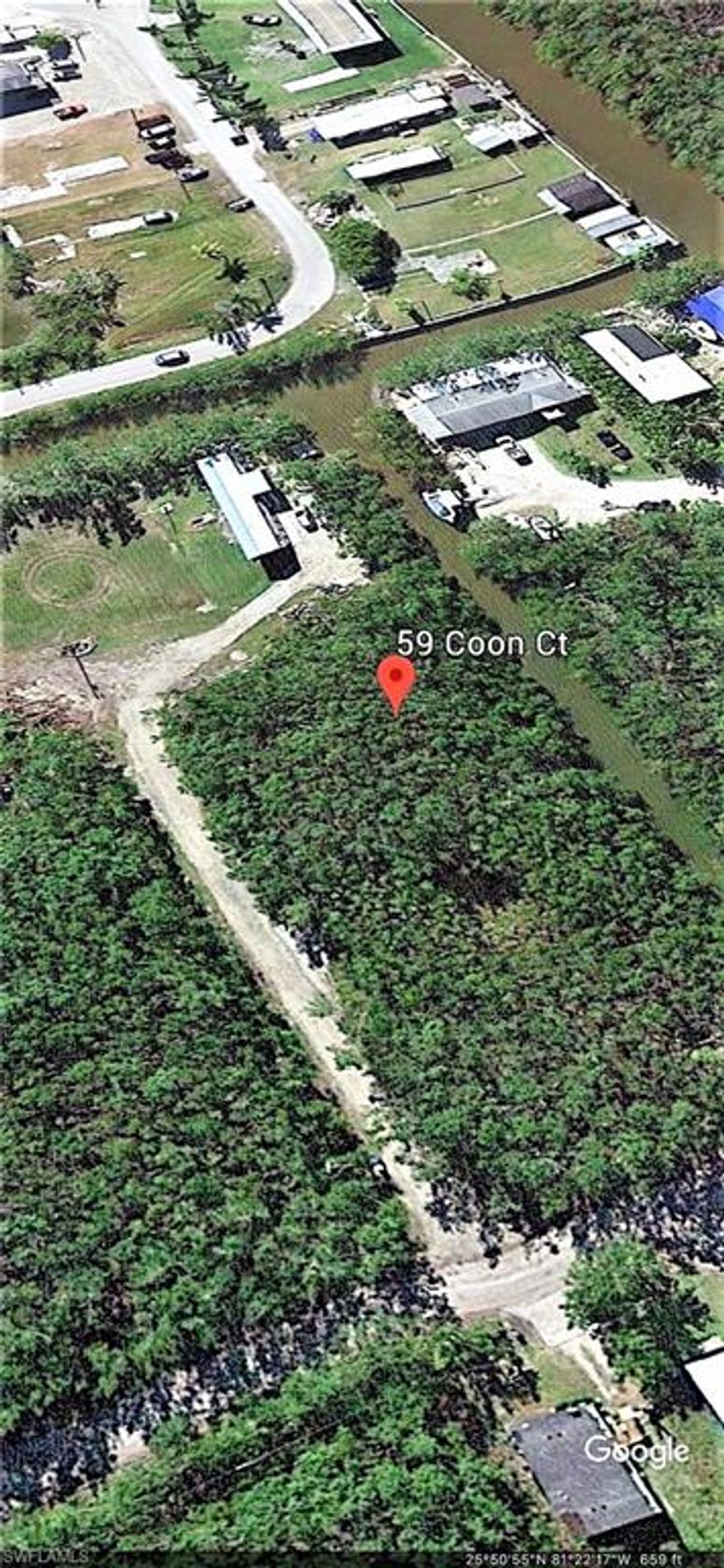 Great Waterfront property just moments away from Chokoloskee Bay. Calling all Boaters, Kayakers and Fishermen looking for a west facing lot to relax and retreat.  Tour the ten thousand islands, enjoy backwater or offshore fishing from this oversized .29 acre lot.  The adjacent lot south is cleared and developed with a manufactured home. DEP study from April 2018 in available in supplements