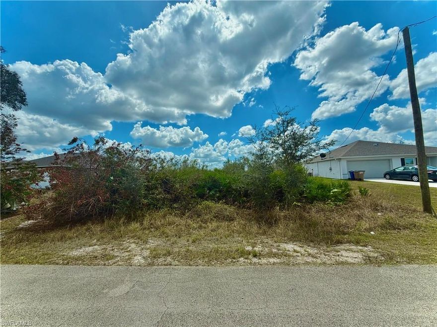 GREAT LOCATION on a quiet paved DEAD END street with utilities available in the HIGHLY DESIRABLE WEST side right off sunshine! Just minutes from major amenities with a quick commute to Fort Myers! Come build your DREAM HOME or INVEST today.