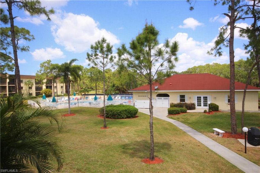 Also, see MLS #216025882. Same owner of both properties. 2 adorable condos being sold right next door to each other! Arguably, two of the nicest and most well kept units in Bonita Pines Club. PRIME location in the complex, steps away from the community pool and clubhouse as well as the grilling station for those nights at home cooking dinner on the grill! Biggest selling point of this unit is that it’s an END UNIT with a CARPORT! That’s HUGE! Unit also features newer carpet, paint, tile in the master bathroom, hot water heater, and furniture all replaced within the past few years! For those concerned about this being a 2nd floor unit, please note there is a common elevator in the building with a community shopping cart to bring your groceries upstairs! Condo only slightly used over the years, 5 months usage per year. Located directly between Fort Myers and Naples in the heart of beautiful Bonita Springs! Only 15 minutes to Bonita Beach, 10 minutes to Coconut Point for restaurants and dining, and 20 minutes to RSW International Airport. Call and make your appointment today folks! This one won’t last long!