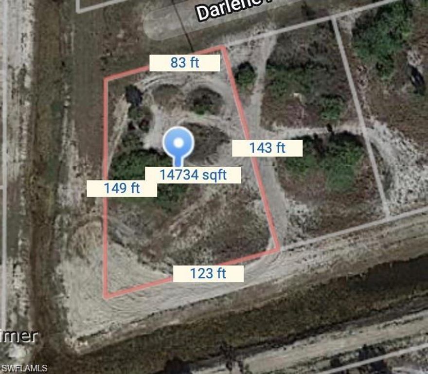 oversize lot in the west side of Lehigh, great area. Buy your land in the fastest growing city of Florida.