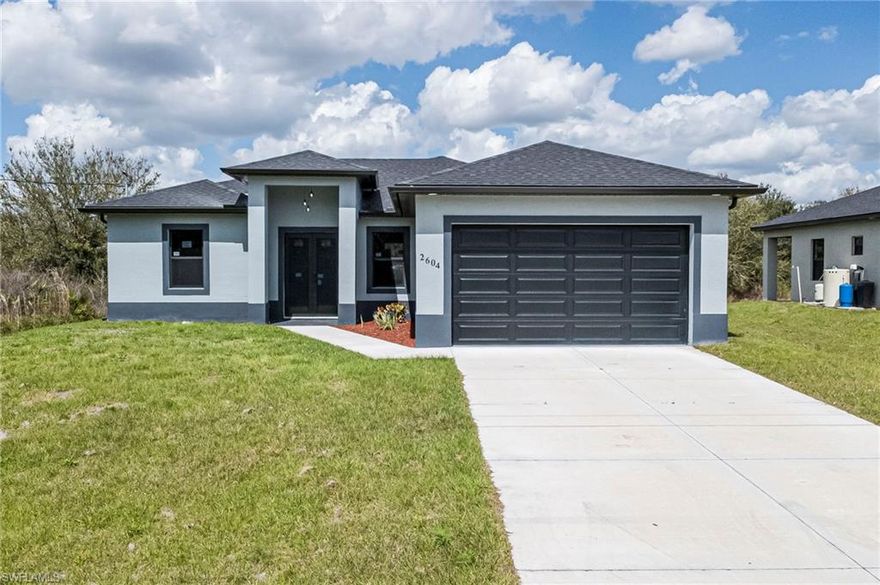 Welcome to your piece of Florida paradise in beautiful Lehigh Acres, Florida! This stunning 3-bedroom, 2-bath home offers modern comfort and stylish finishes throughout. The home features elegant tile flooring, luxury fixtures, and an open, light-filled layout that creates a bright and welcoming atmosphere.
The spacious kitchen is designed for both everyday living and entertaining, complete with a large island counter, sleek cabinetry, and stainless steel appliances. The spa-inspired bathrooms provide a relaxing retreat with high-end finishes and thoughtful design.
Step outside and enjoy the generous yard with plenty of room to add a pool, making it perfect for creating your own private outdoor oasis.
Conveniently located near schools, shopping, restaurants, and outdoor activities, and just a short drive to the beautiful Gulf Coast beaches, this home offers the perfect blend of comfort, style, and location.
Schedule your private showing today and experience the best of Florida living!