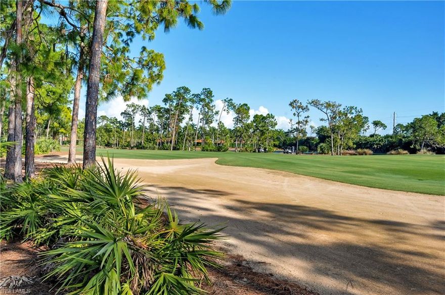 JUST LISTED with a FULL MEDALLION GOLF MEMBERSHIP TRANSFER & Immaculate....Available from May 2026 through November 2026. The brightest first floor condo in Bolero also has the largest back lawn overlooking the golf course. Features include a Granite kitchen with pass-through breakfast bar & convenient access from your 2 car garage, neutral tile flooring, & decorative finishes throughout this residence. Large master suite has plenty of room for a sitting area & offers access to a golf course view screened lanai. Master bath features a sunken tub with glass block light, walk-in shower, dual sinks, vanity & lots of walk-in closet space. Just steps to the tropical pool & spa with gas grills & a great entertainment area. A few more steps & you are at the Tiburon Golf Club for lunch or a round of Championship golf. FULL MEDALLION Golf membership transferrable with this rental... Available for a 30 day minimum rental in the off season.